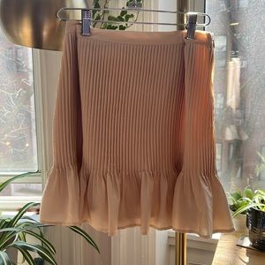 Athé Vanessa Bruno blush pleated mini skirt